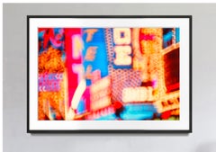 Fremont Street Neon Photograph, Impressionist, 1974, Signed, 4/15