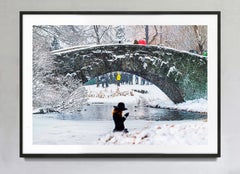 Gapstow Bridge in Central Park Snowstorm, Fine Art Print Hahnemuhle Paper