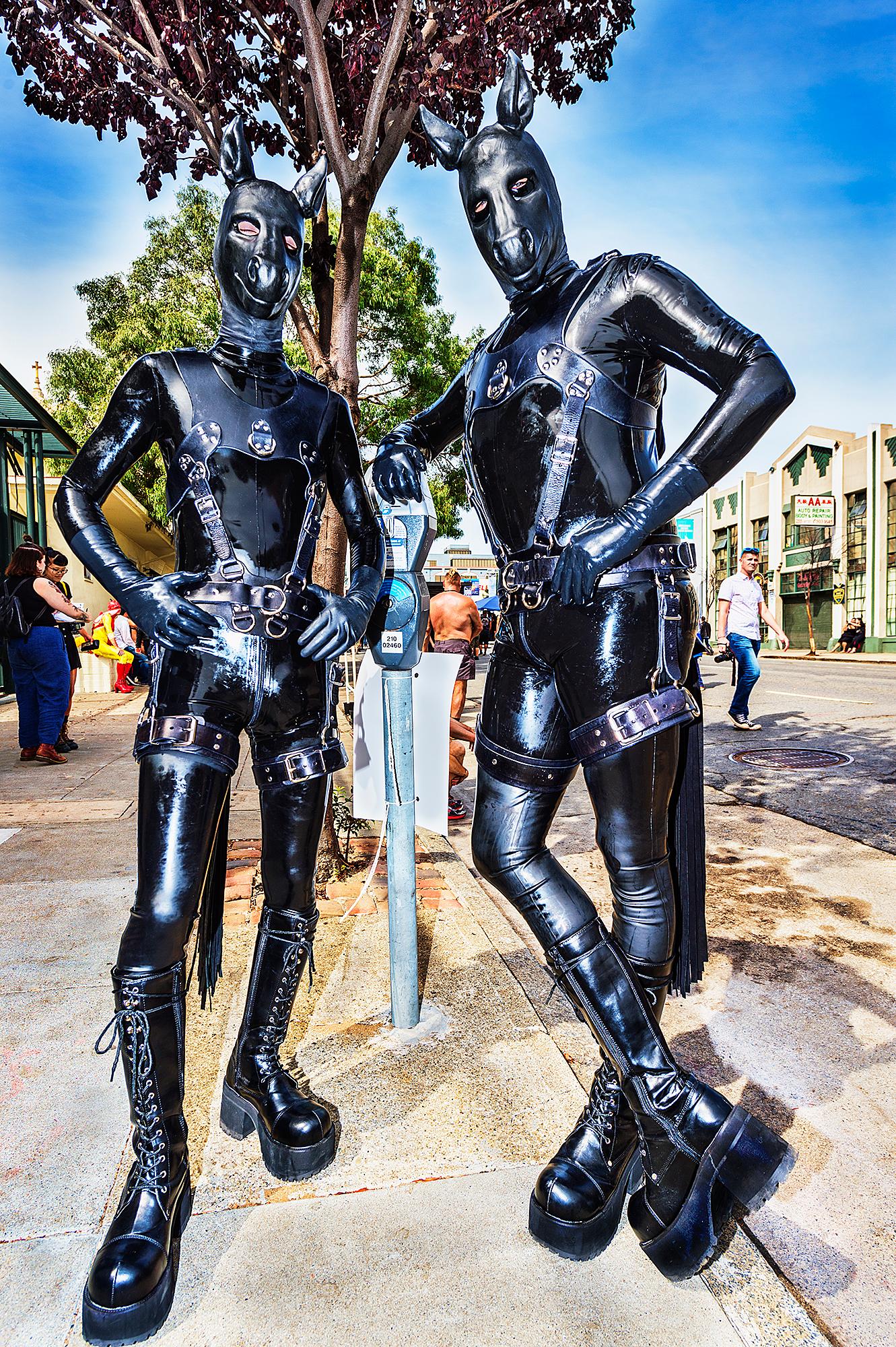 Gay San Francisco , Folsom Street Fair. Cuir BDSM  LGBTQ FETISH