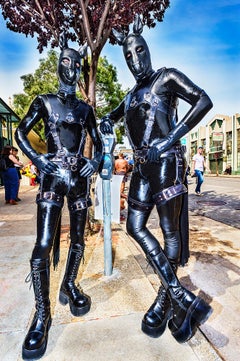 Gay San Francisco , Folsom Street Fair. BDSM Leder  LGBTQ-FETISCH