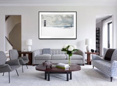 Monochromatic Golden Gate Bridge in Fog San Francisco