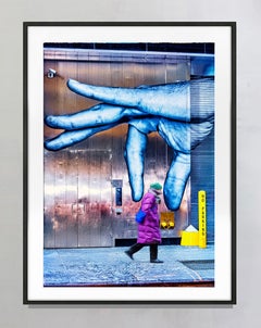 Graffiti Wall Big Fingers, Color Photography Print, Signed 3/15, NYC