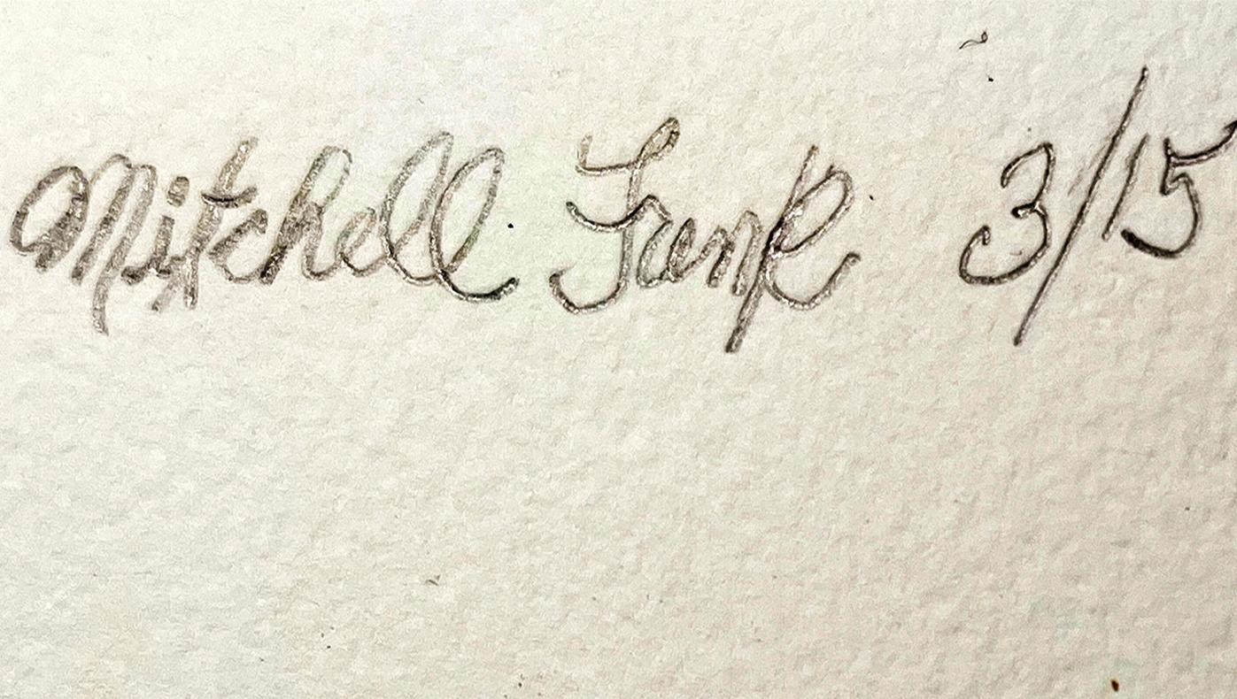 Perro verde, fotografía de animales de Mitchell Funk en venta 3