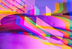 Guggenheim Museum Abstract. Fine Art Print Hahnemuhle Paper Baryta