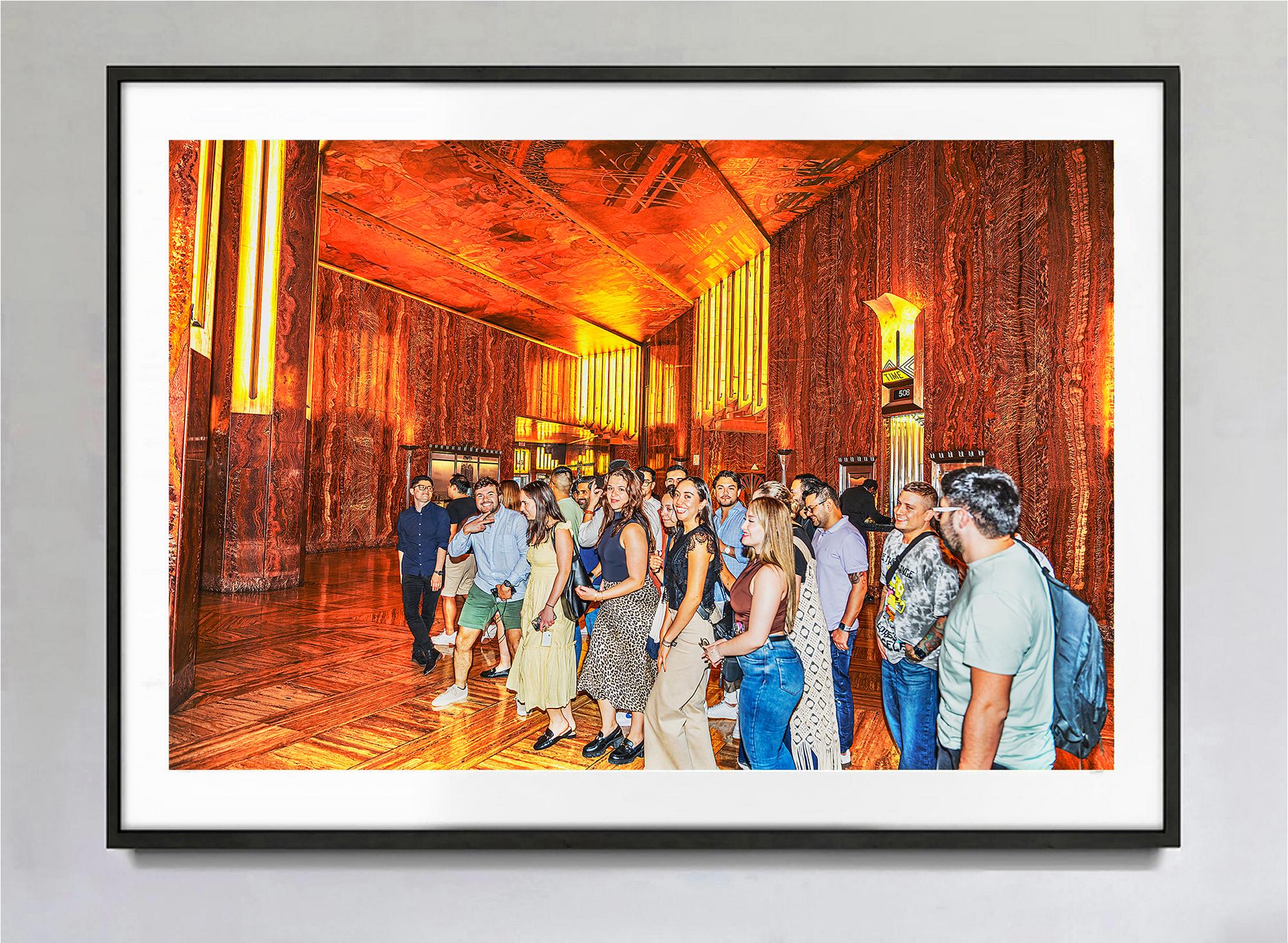 Happiness is the Chrysler Building - Surrealist Photograph by Mitchell Funk
