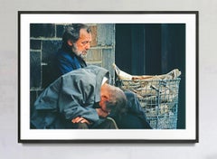 Hard Times - Street People in Monochromatic Grey New York City