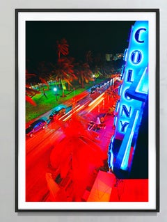 High Angle View Of The Colony Hotel On Ocean Drive, Miami Beach