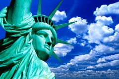 Inspiring Heroic Statue of Liberty,   Patriotic  - French sculptor