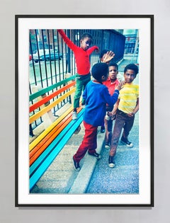 Kids with Colorful Clothes in Brooklyn Park - Color Photography Pioneer