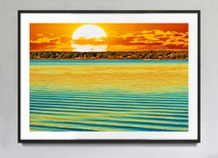 Large Sun Water Reflections East Hampton Fine Art Print Hahnemuhle Paper Baryta
