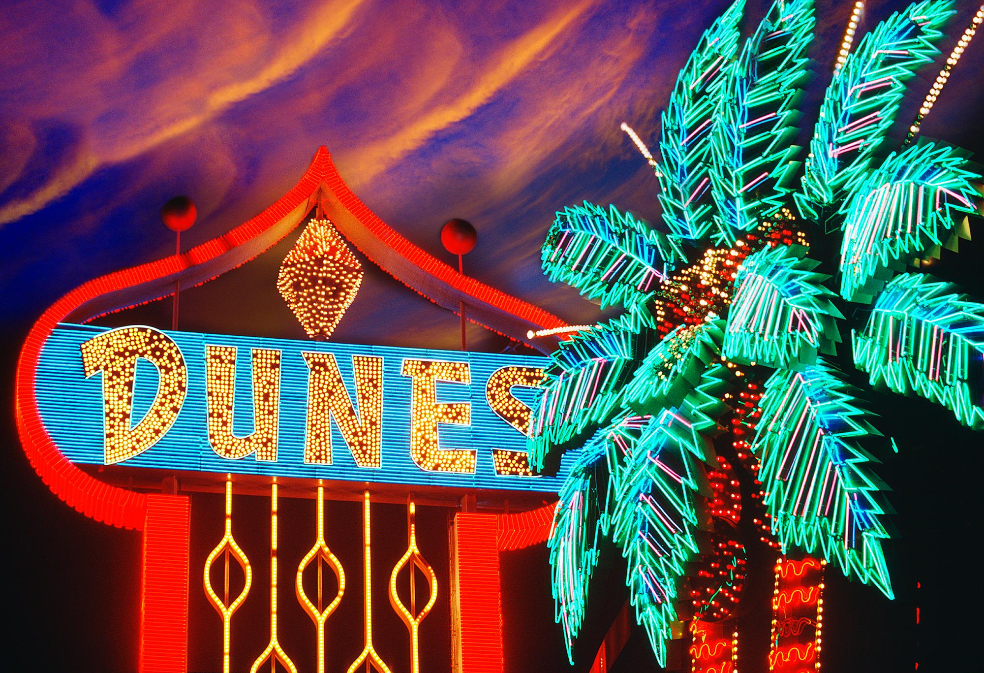 Altes Las Vegas Dunes Hotel Neon 