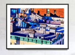 Manhattan Rooftop Abstraction  - Urban Landscape  Color Photography