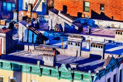 Manhattan Rooftop-Abstraktion  - Städtische Landschaft  Farbfotografie