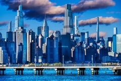 Manhattan Skyline View From Brooklyn, Fine Art Color Print, Signed, 3/15