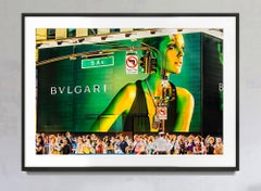 Manhattan Street Scene With Glamours Billboard ( Street Photography )
