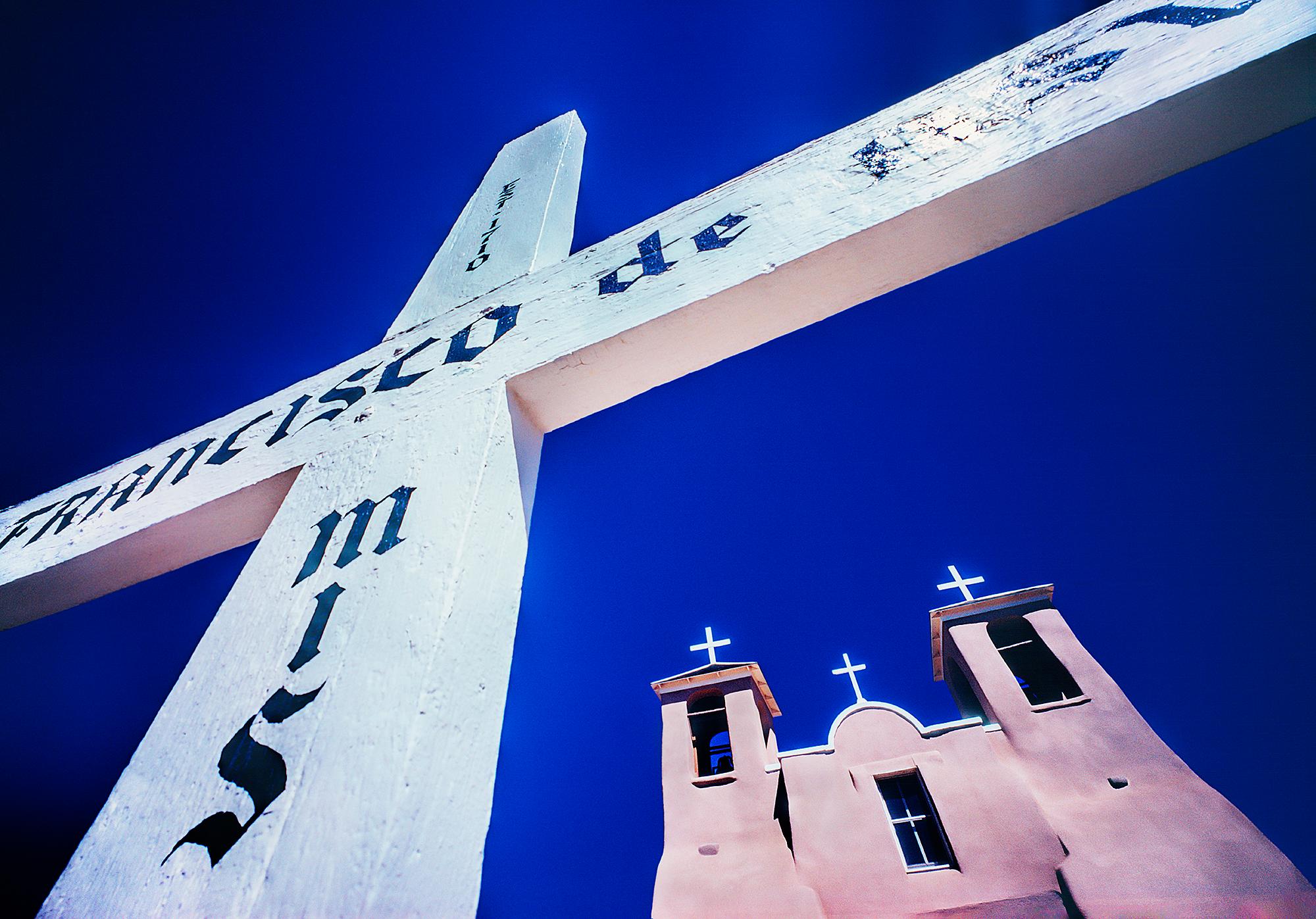 Adobe Mission Church de Taos au Nouveau-Mexique