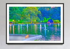 Model No. Segelboote im Central Park Teich, New York City