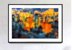 Fog de la ville de New York - Play of Light sur l'horizon de l'Upper East Side