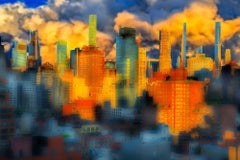 New York City Fog - Play of Light on the Upper East Side Skyline