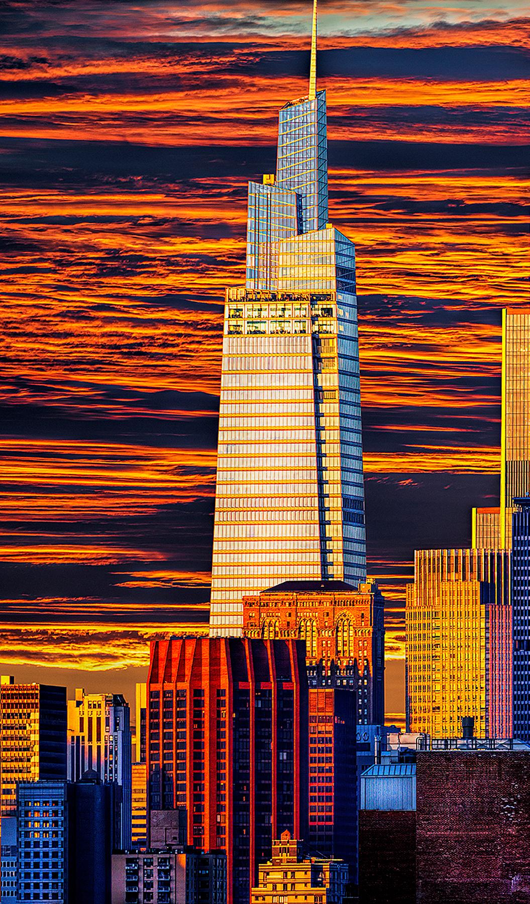 Skyline de Nueva York Supertalls  en la más deslumbrante puesta de sol en venta 2