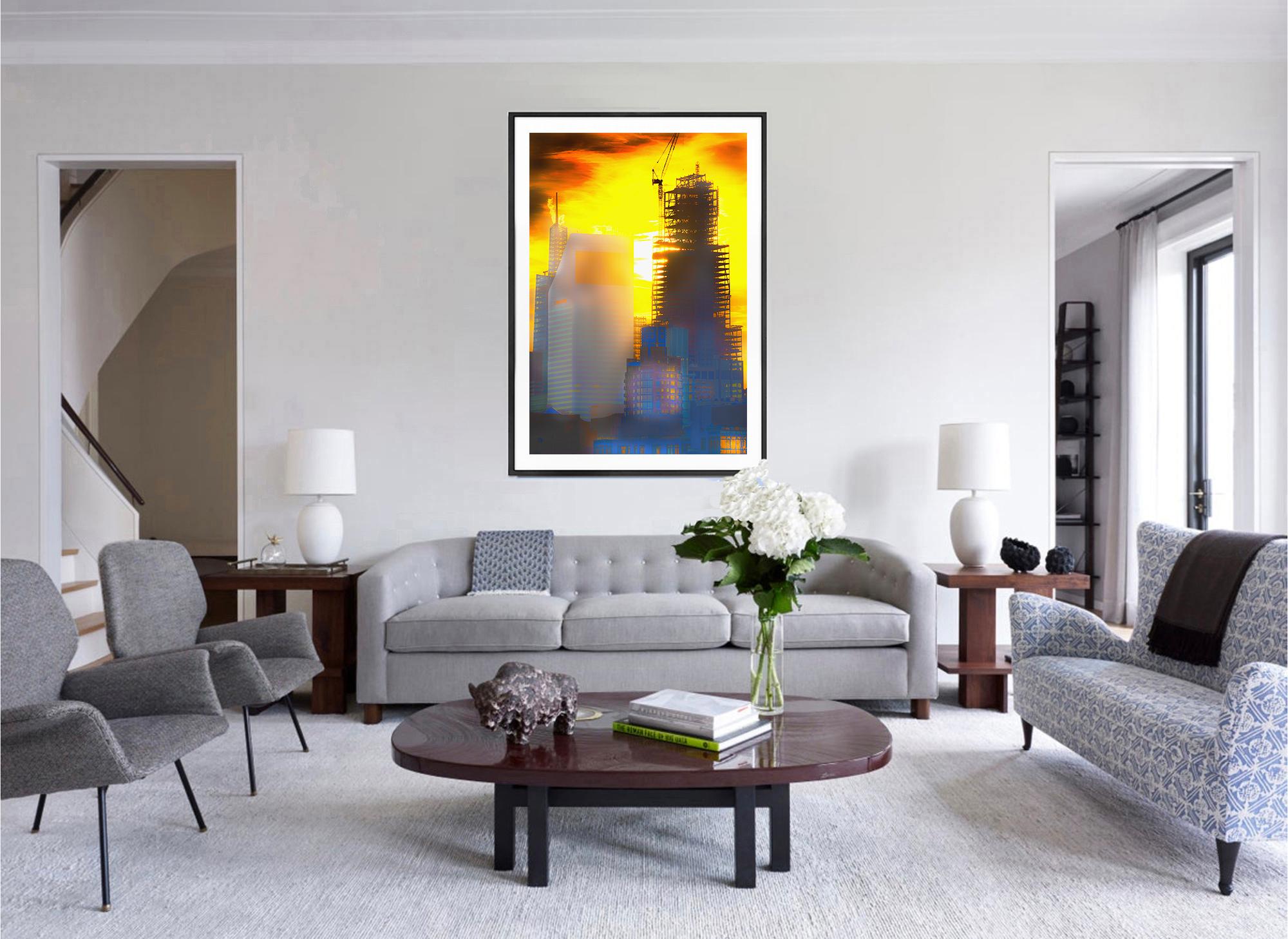 Rascacielos superalto de Nueva York  en Luz Angélica - Photograph de Mitchell Funk