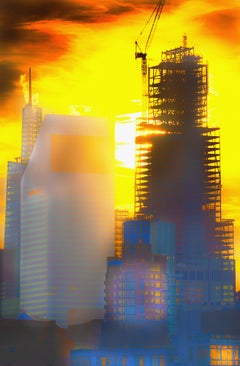 Wolkenkratzer in New York City, Super groß  In Angelik-Leuchten