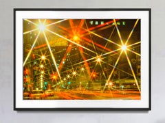 New York City Street Starbursts over Mid-Town Manhattan -Abstract Photography