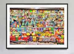 Kiosk in der U-Bahn New York City, Kunstdruck Hahnemuhle Papier Baryta