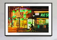 Old Miami Beach at Night  - Ethereal Wolfie's Restaurant Neon
