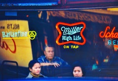Old New York Bar with Ballantine Beer Neon Sign