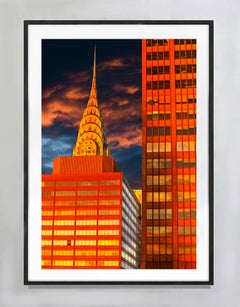 Early Morning Light Turns Chrysler Building Orange