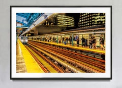 Outdoor Subway Platform Long Island City. Fine Art Print Hahnemuhle Baryta