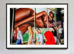 «Gente caminando hacia la luz», Nueva York, fotografía en color, firmada, 4/15