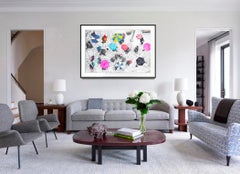 Pink Umbrellas in the Snow, New York City,  Fine Art Photography