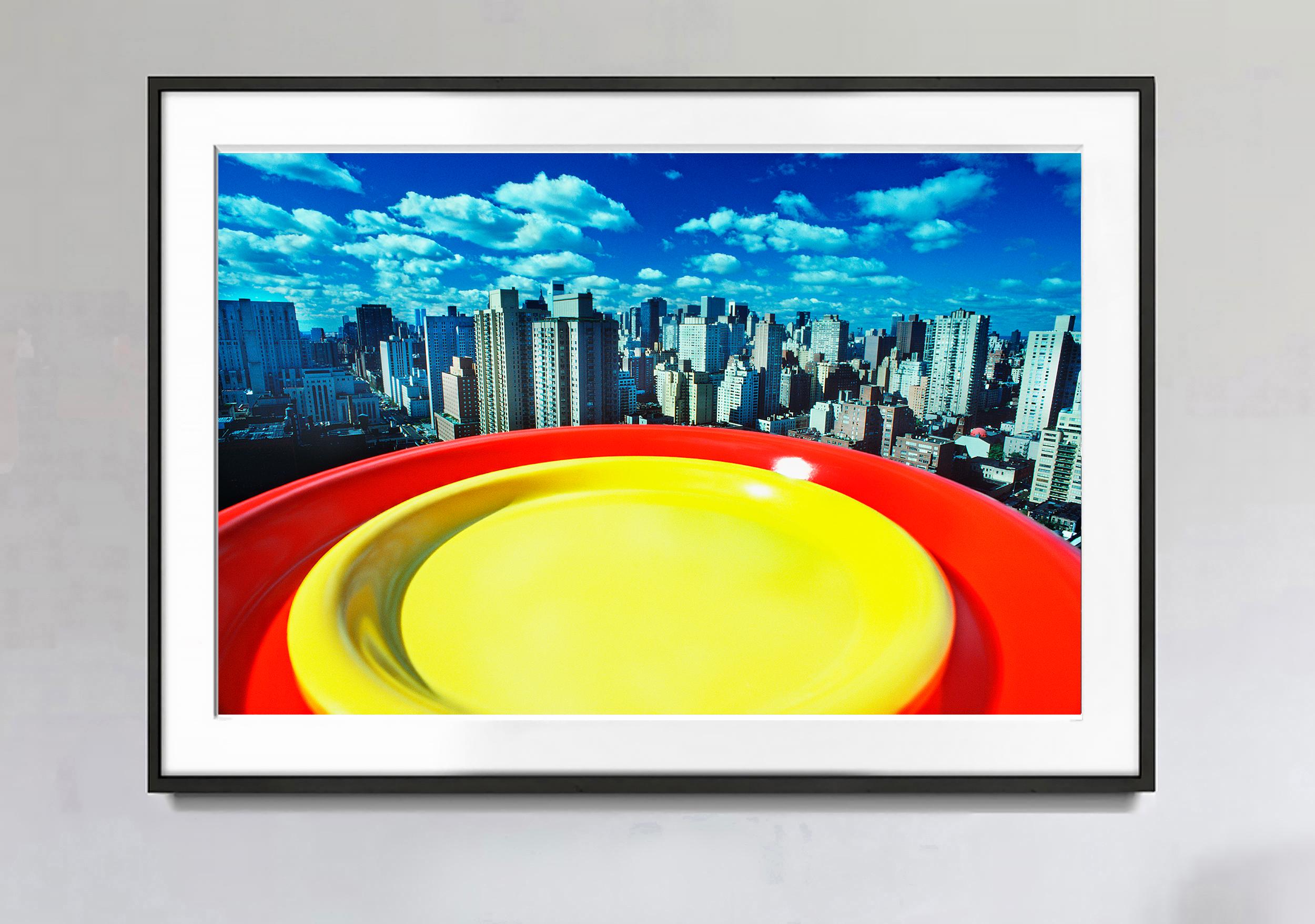 Plate Invasion - SciFi  in Primary Colors  - Architecture  - Photograph by Mitchell Funk