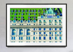 Plaza Hotel on Fifth Avenue Central Park South with Kelly Green Roof