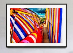 Rainbow of Color Refection in Car Window - (Abstract Photography)