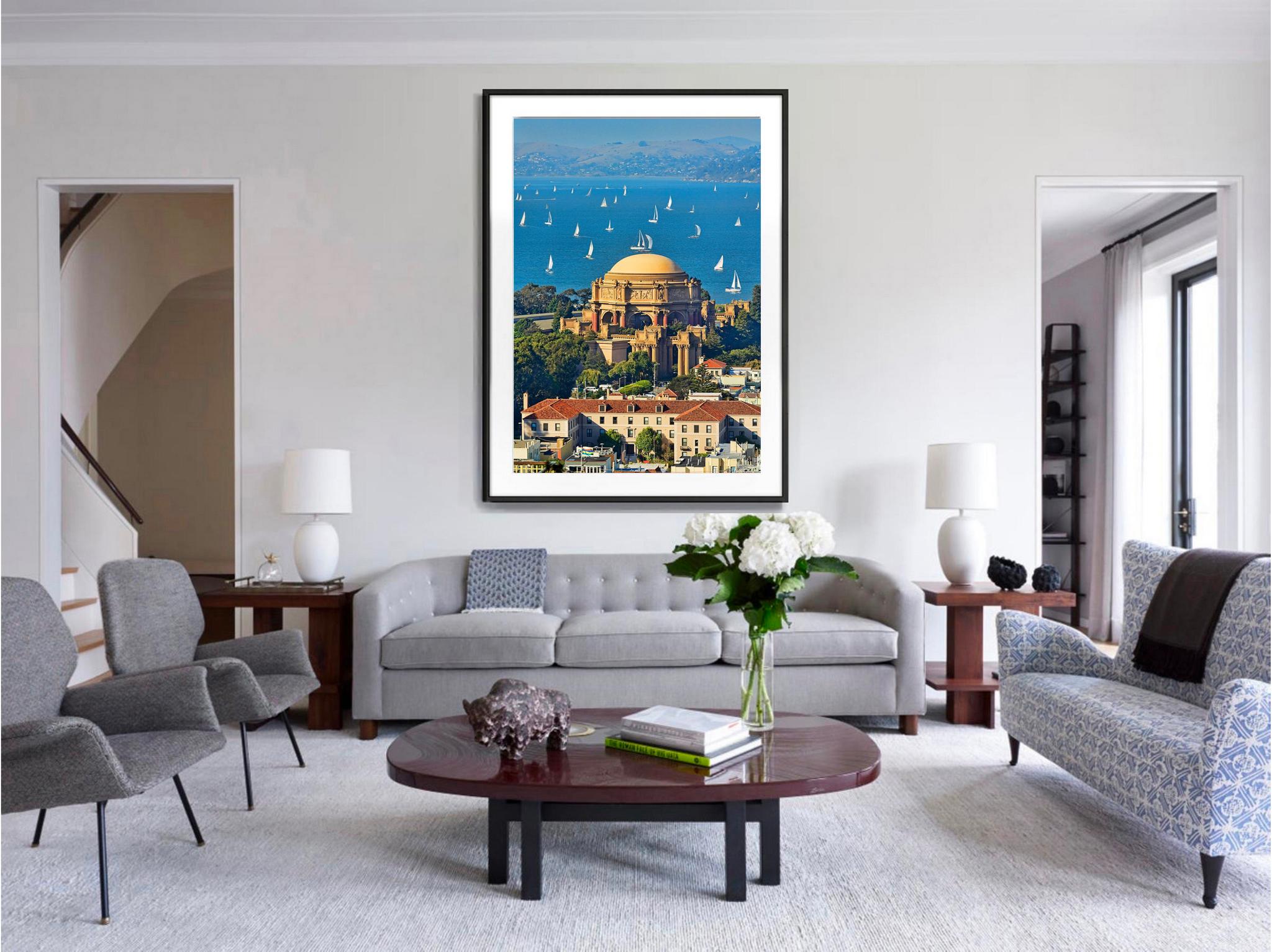 Segelboote: Palace of Fine Arts San Francisco (Zeitgenössisch), Photograph, von Mitchell Funk