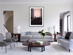 Puente de la Bahía de San Francisco en la Niebla,  Fotografía en color de Mitchell Funk