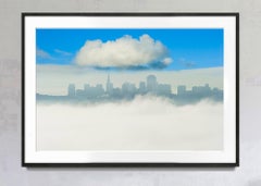 San Francisco Skyline Blue Sky and One Big Cloud,  Landscape Photography
