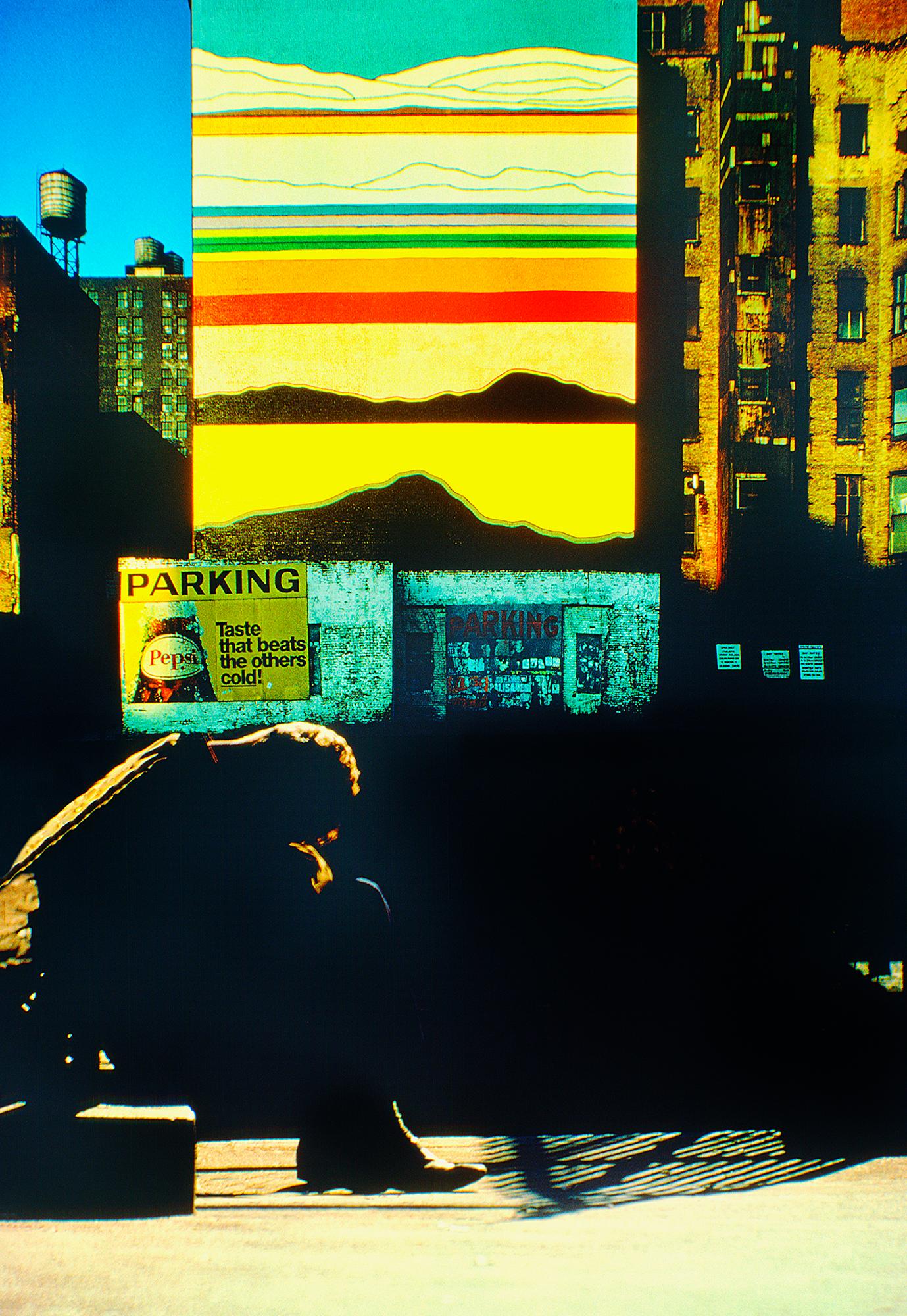 Soho - Houston Street avec Early Color Field Street Art