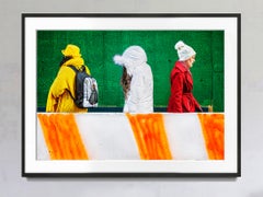 Street Photography in New York - People Minimized to Colorful Abstract Shapes