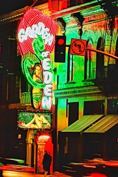 Strip Club Neon Sign on Skid Row San Francisco