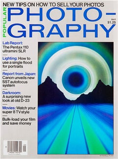 Surreal Blue  Landscape - Early Sci-fi Photography