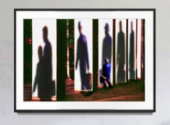 Surreal City Scene with Man and his Shadows in Manhattan