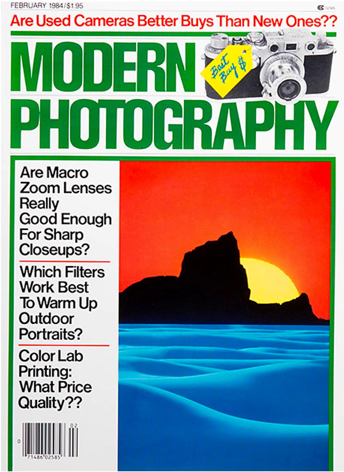 Surreale Landschaft Sci-Fi-Landschaft - Moderne Fotografie Magazincover – Photograph von Mitchell Funk