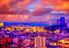 La luce dorata dell'alba su San Francisco