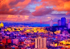 The Golden Light Of Sunrise Over San Francisco