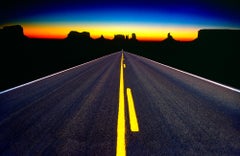 Vintage The Road To Monument Valley - Surreal Road in Desert