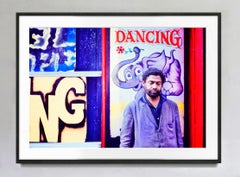 Times Square in the 1960s - Portrait with Dancing Sign - Street Photography